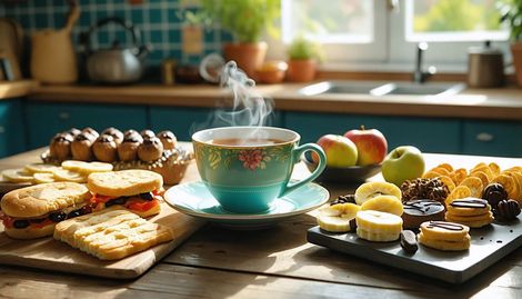 15 Dakikada Pratik Atıştırmalıklar: Çay ve Kahve Keyfinizi Taçlandırın