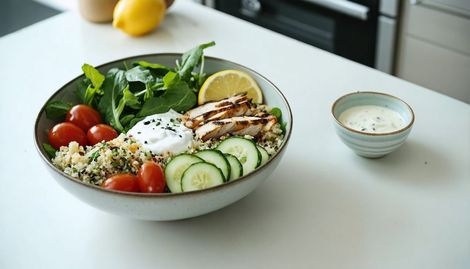 Antrenman Sonrası 20 Dakikada Yüksek Proteinli Kinoa Kasesi