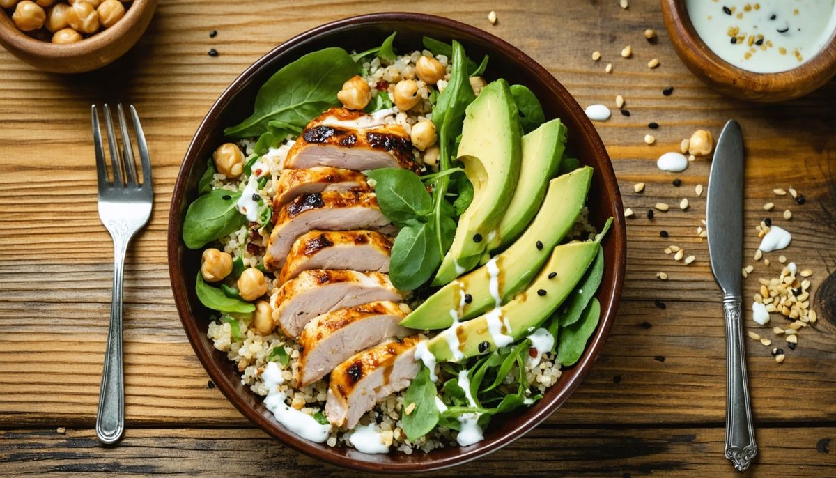 Antrenman Sonrası 25 Dakika: Yüksek Proteinli Izgara Tavuk Bowl