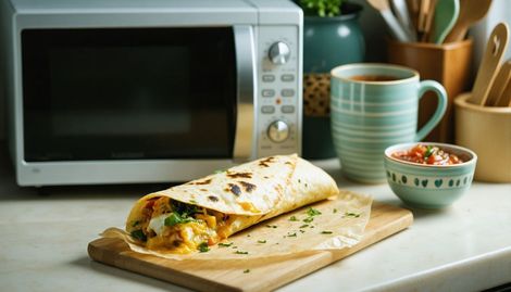 5 Dakikada Mikrodalga Omlet Wrap: Ucuz ve Pratik Öğrenci Yemeği